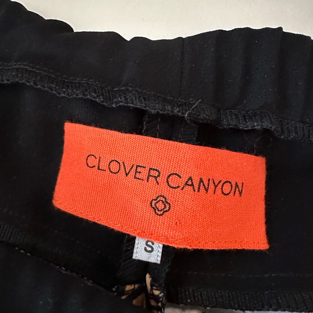 Soft suiting ‘twist scarf’ pants — small